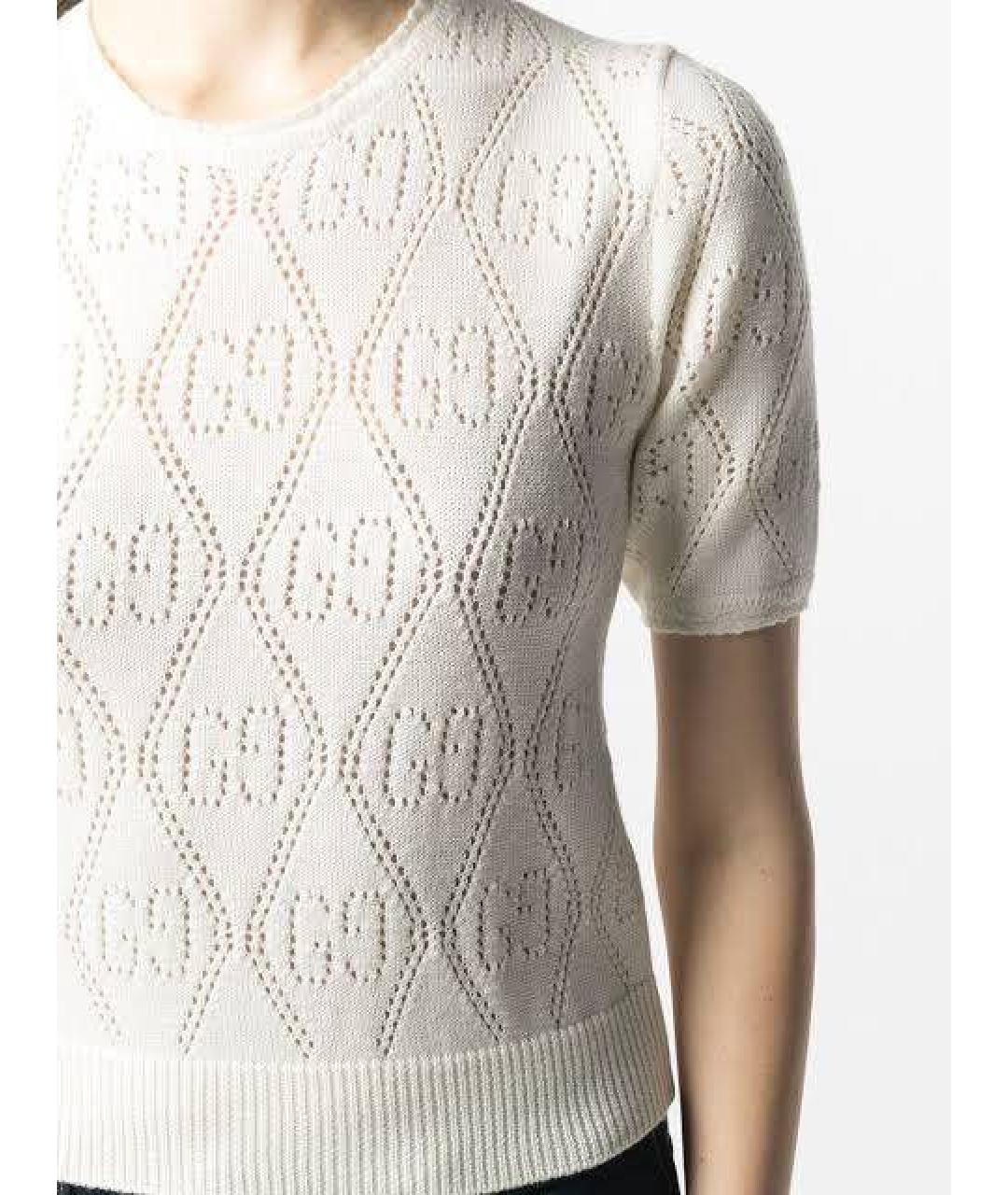 GUCCI Бежевая футболка, фото 4