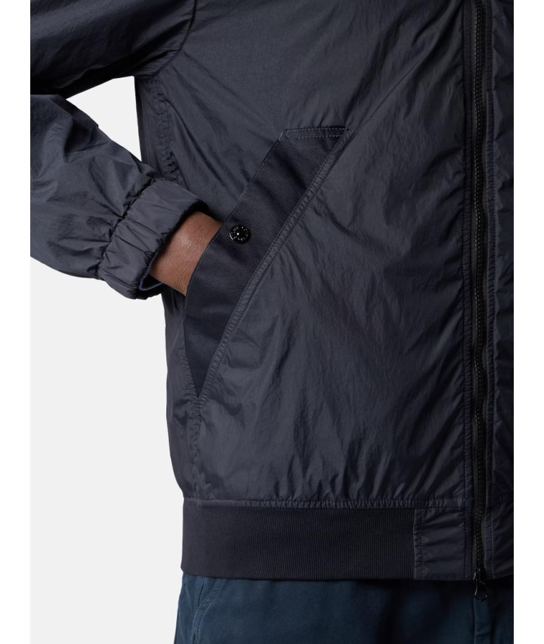 STONE ISLAND Темно-синяя куртка, фото 5