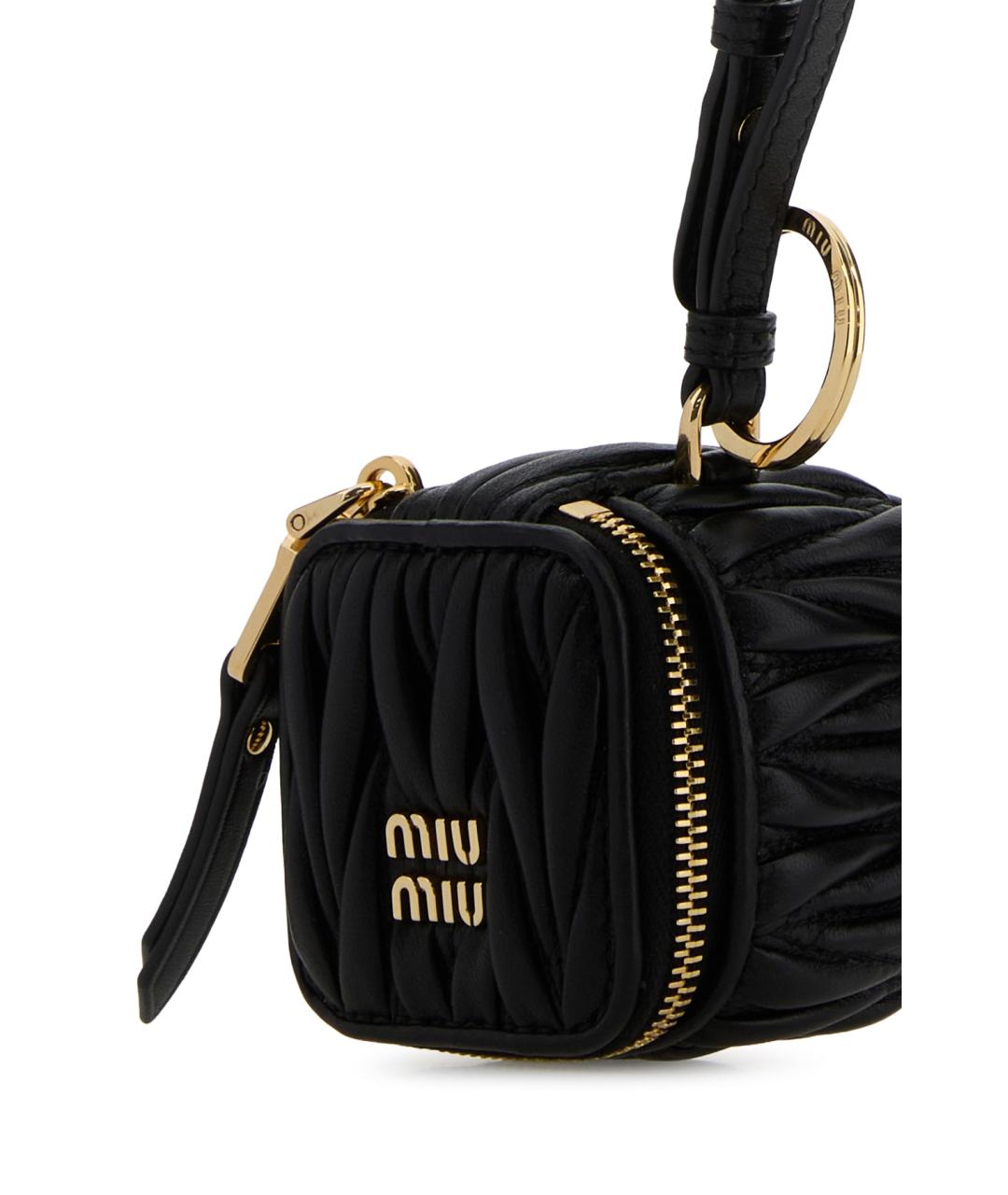 MIU MIU Черный брелок, фото 2