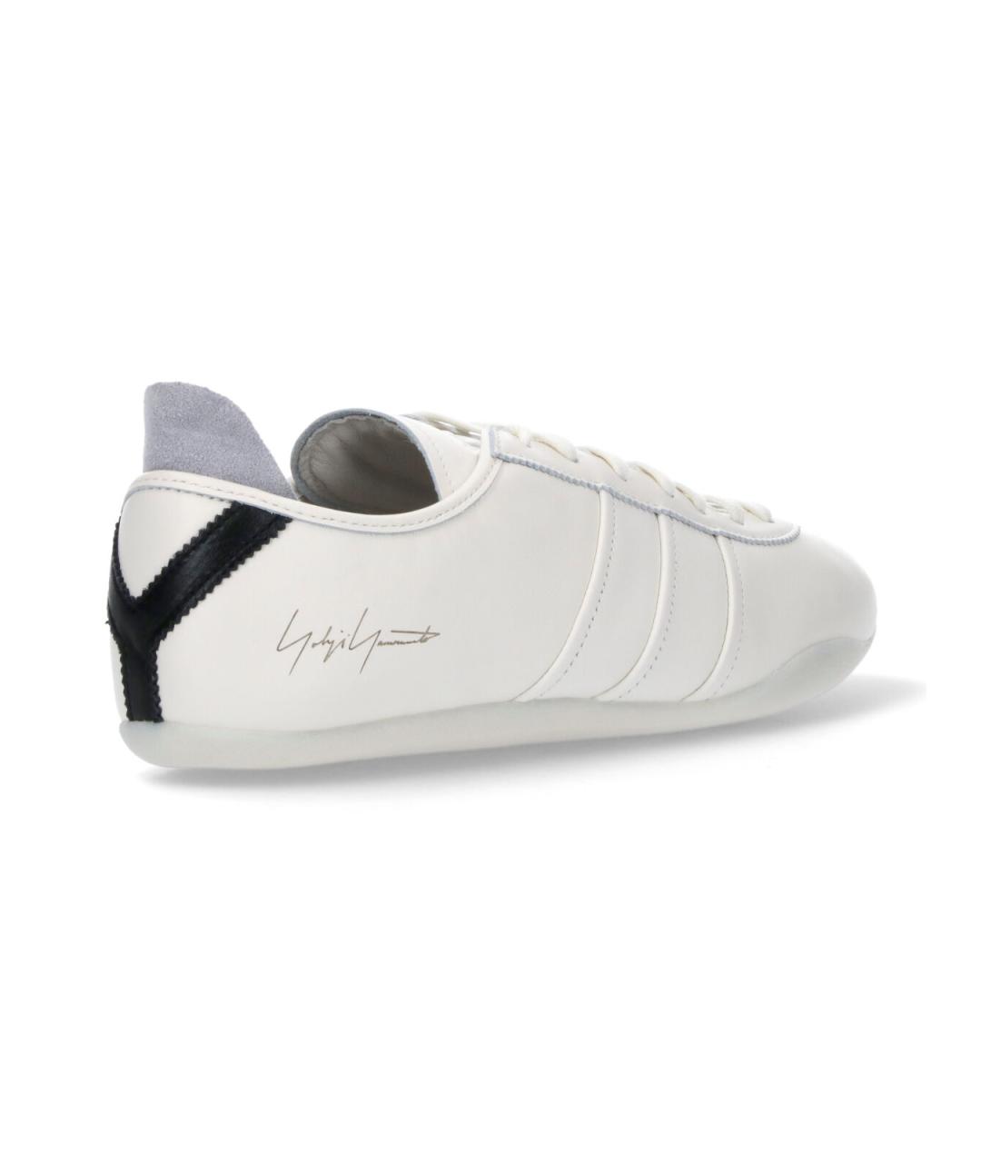 Y-3 Белые кожаные кроссовки, фото 4