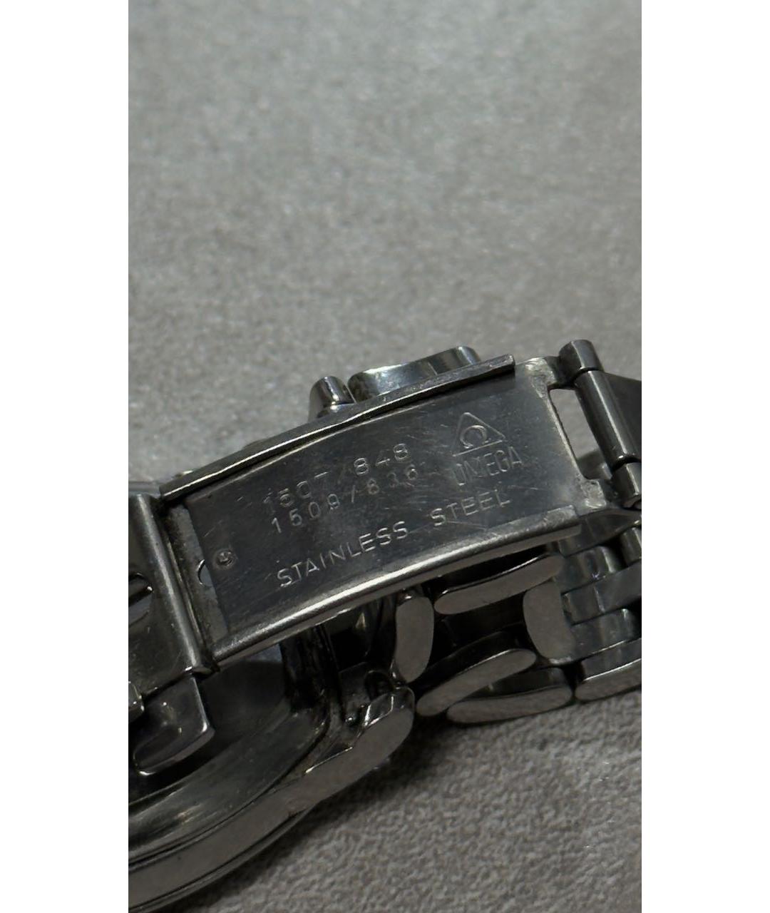 OMEGA Серебряные металлические часы, фото 3