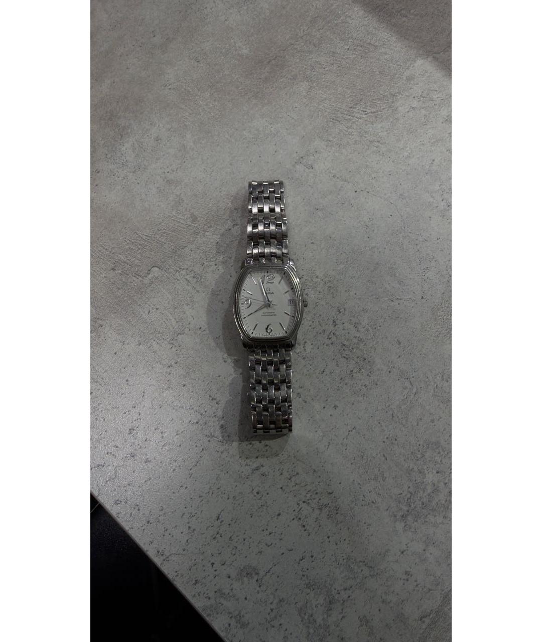 OMEGA Серебряные металлические часы, фото 6