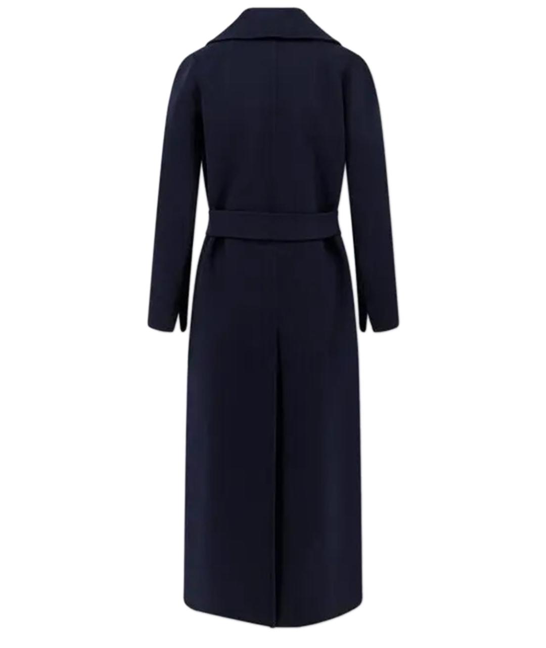 'S MAX MARA Темно-синее шерстяное пальто, фото 2