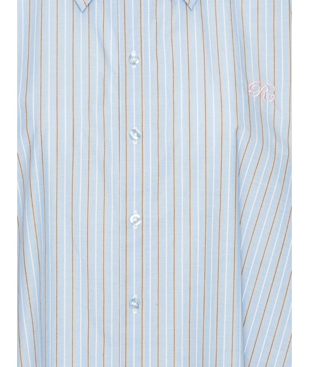 ROTATE Голубая хлопковая рубашка, фото 4
