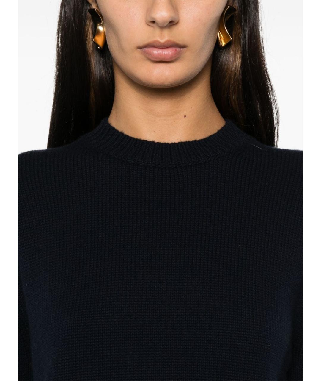 MAX MARA Синий шерстяной джемпер / свитер, фото 5