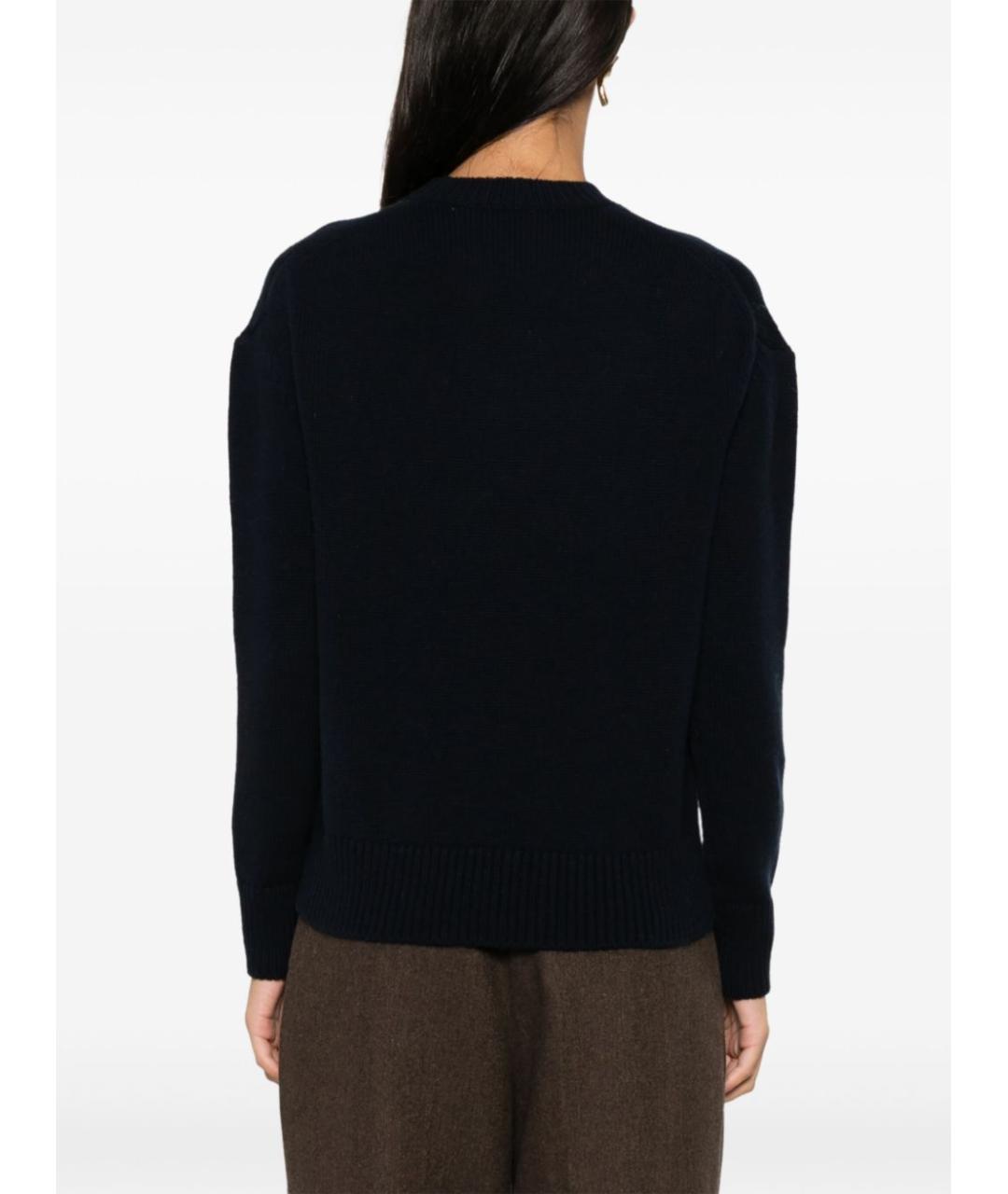 MAX MARA Синий шерстяной джемпер / свитер, фото 2
