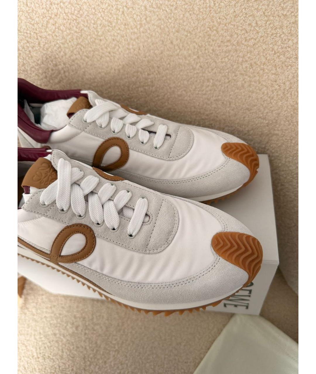 LOEWE Белые кеды, фото 4