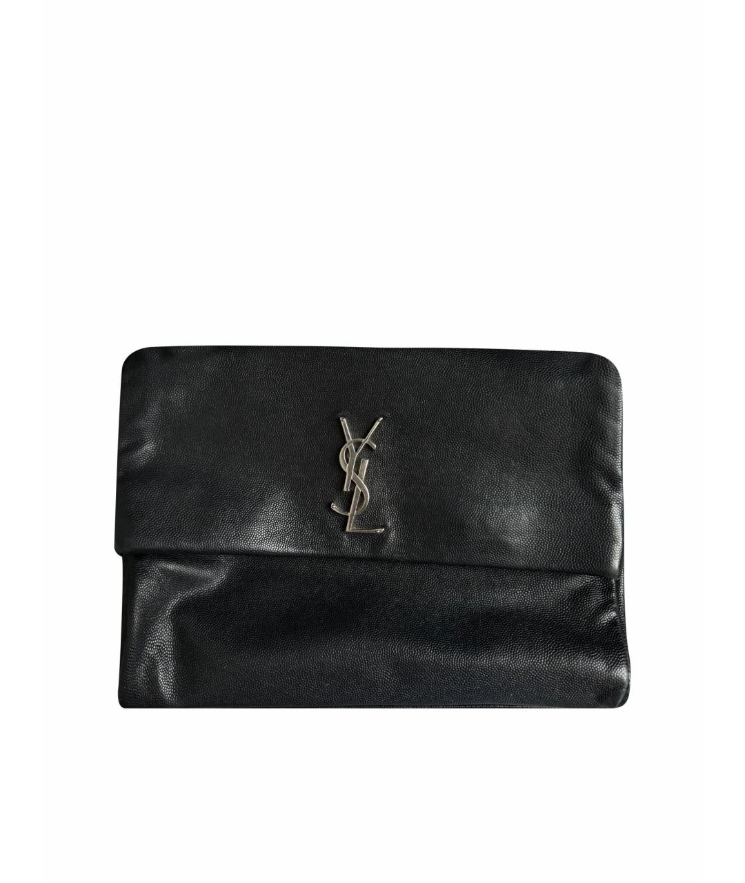 LOUIS VUITTON Черная кожаная сумка через плечо, фото 1