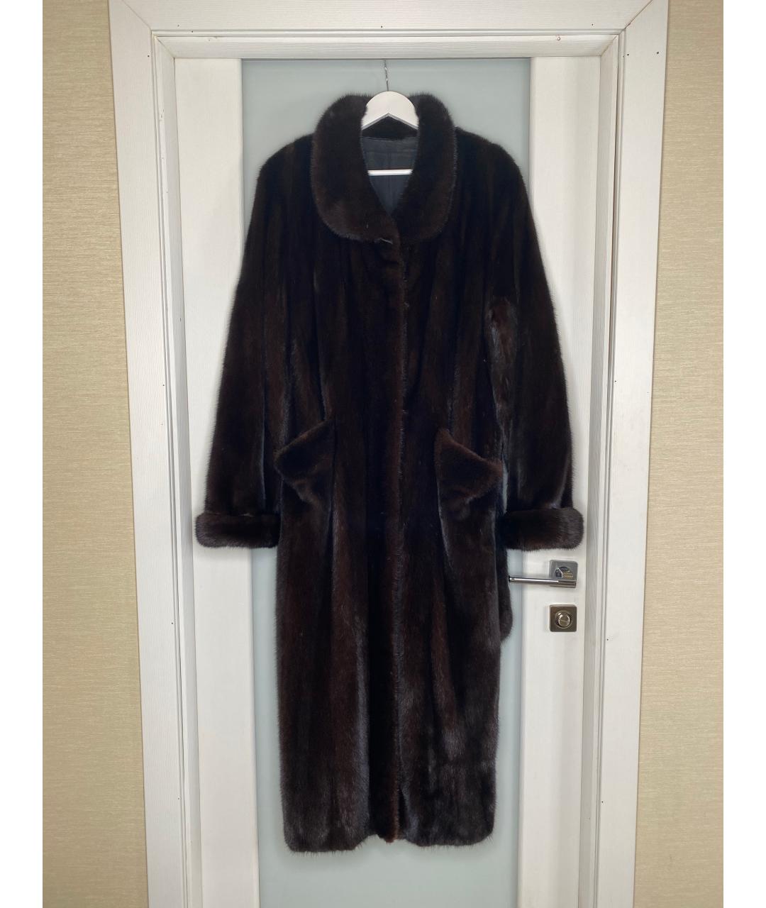 SAGA Коричневая меховая шуба, фото 10