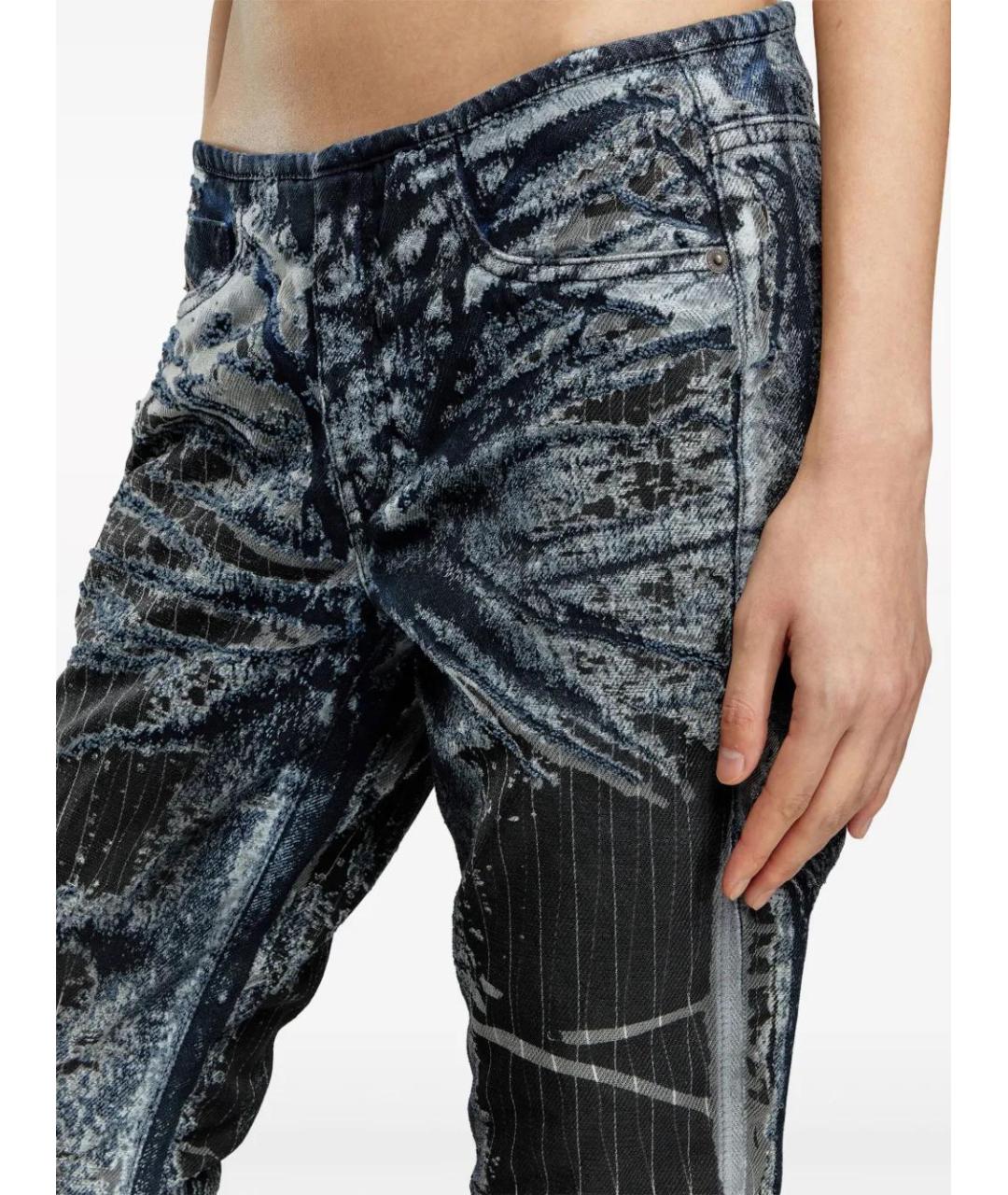 DIESEL Мульти хлопковые прямые джинсы, фото 5