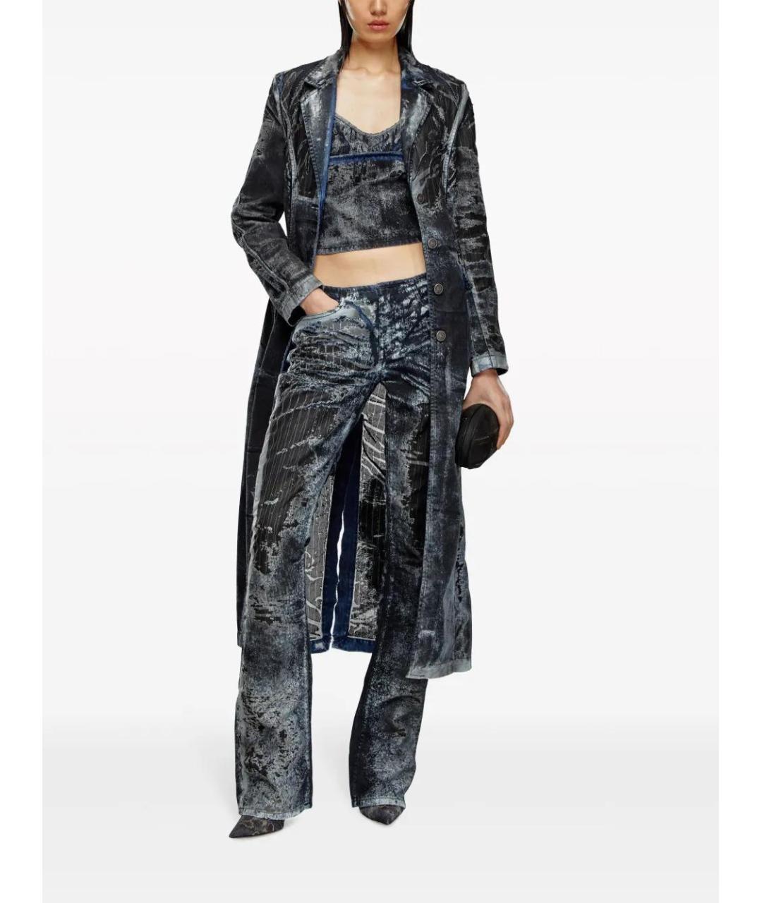 DIESEL Мульти хлопковые прямые джинсы, фото 2