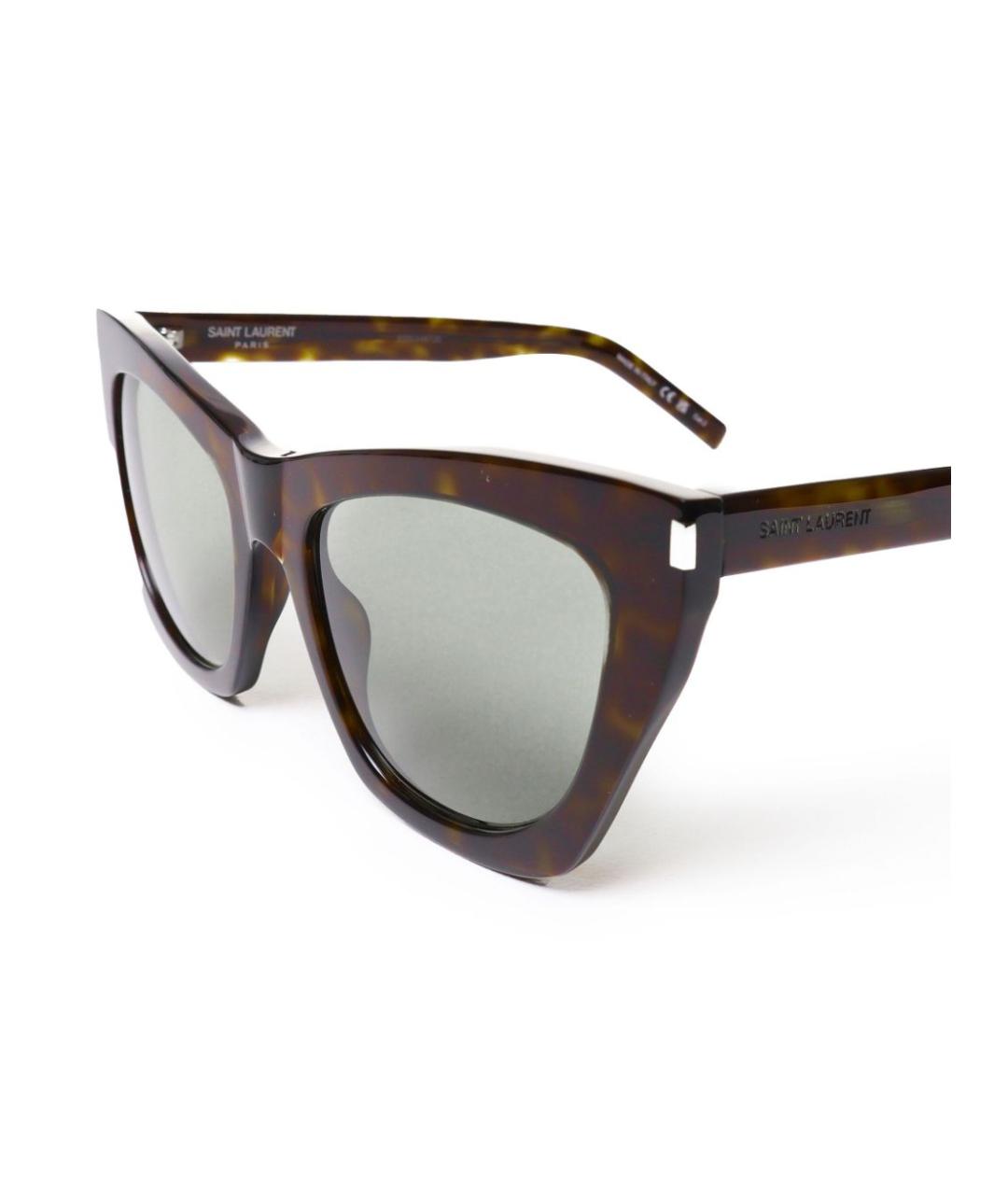 SAINT LAURENT Мульти пластиковые солнцезащитные очки, фото 4