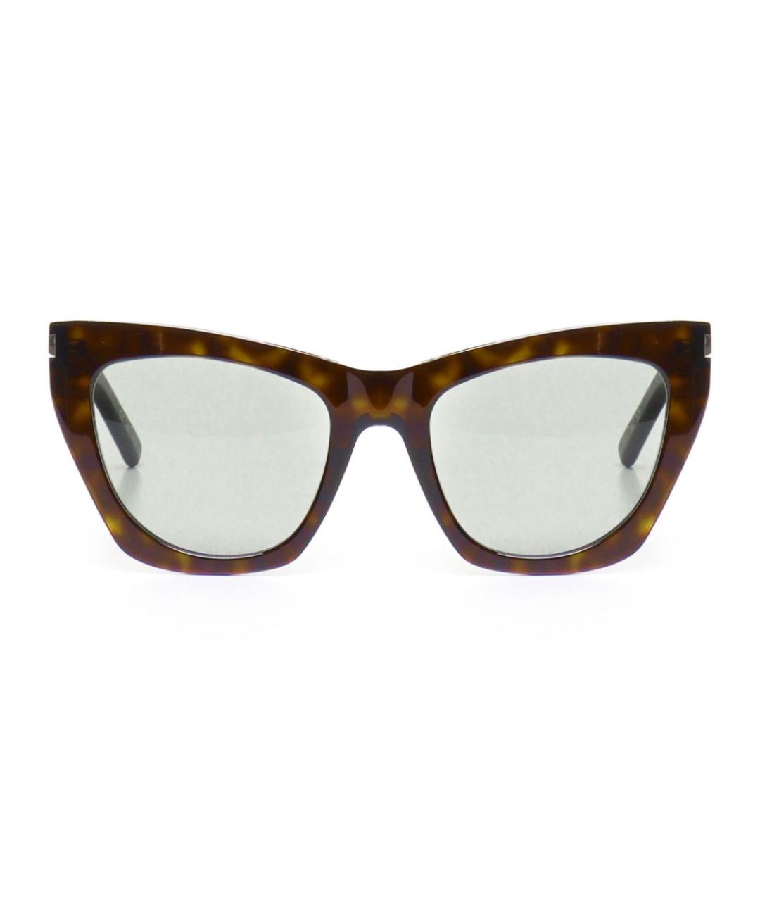 SAINT LAURENT Мульти пластиковые солнцезащитные очки, фото 1