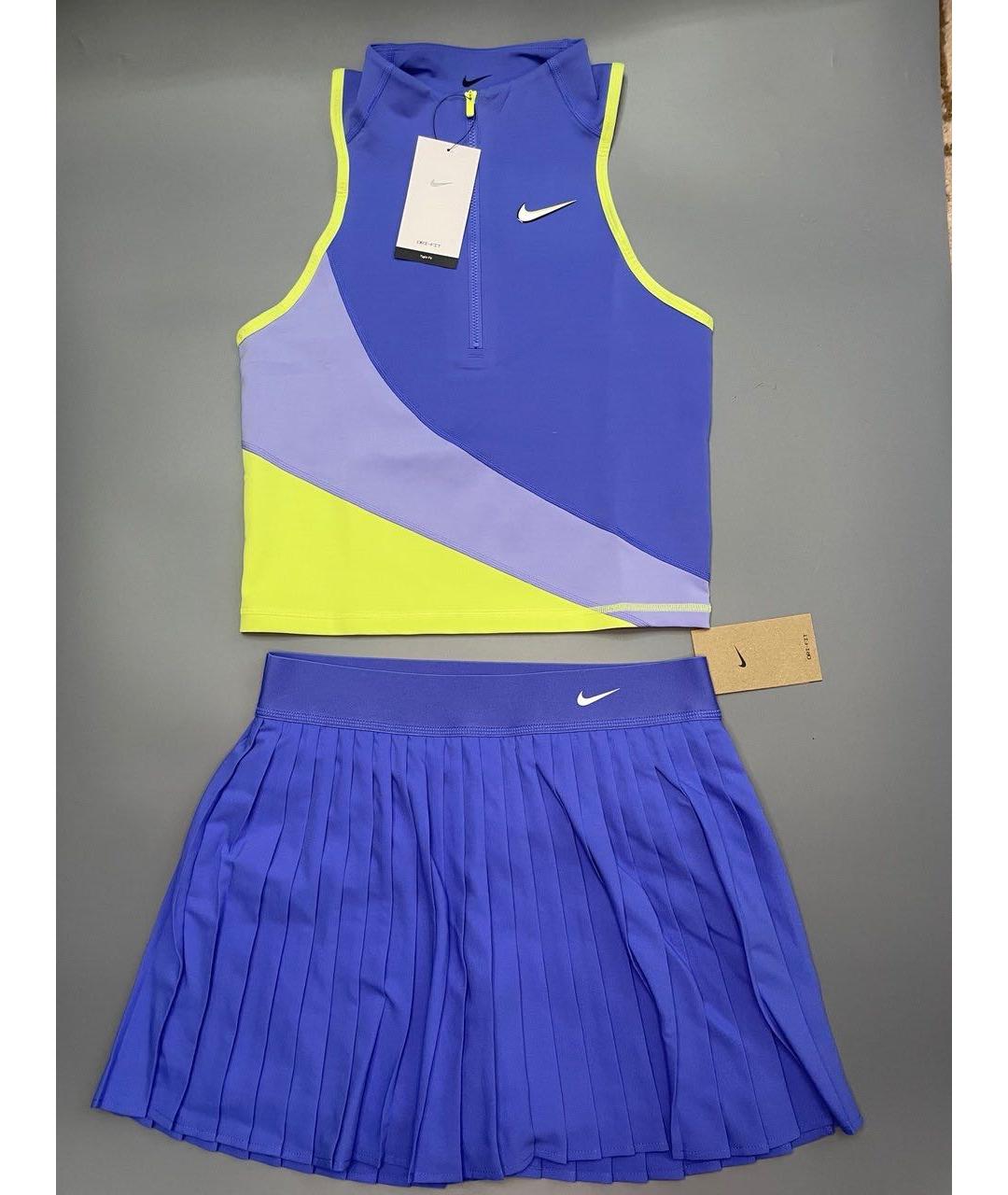 NIKE Синий синтетический спортивные костюмы, фото 3