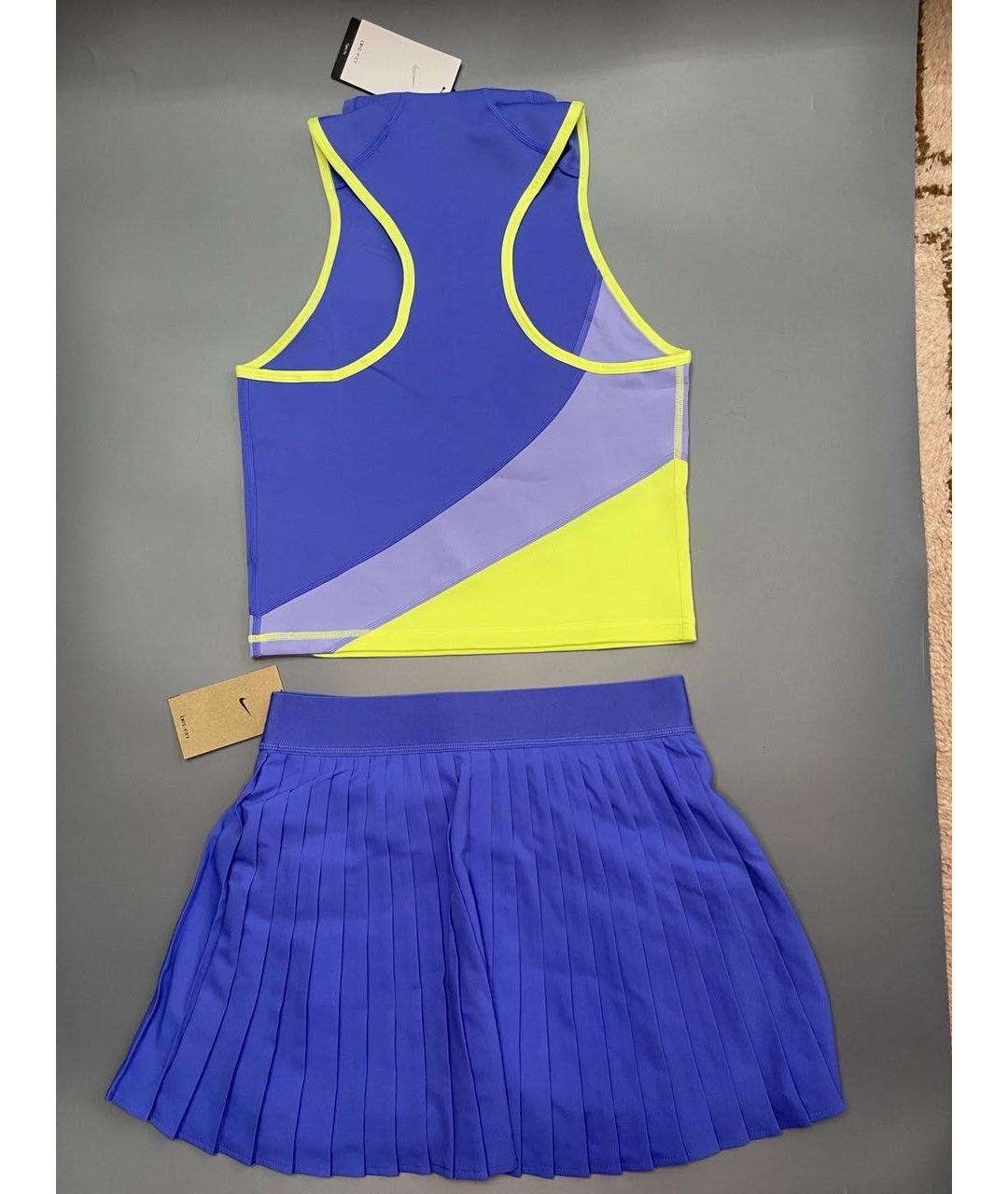 NIKE Синий синтетический спортивные костюмы, фото 2