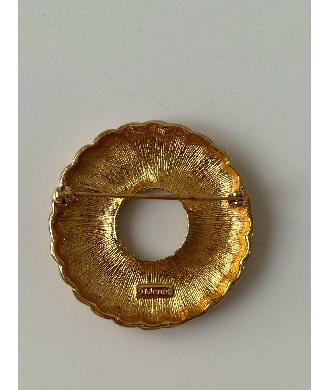 MONET Золотая позолоченная булавка / брошь, фото 3
