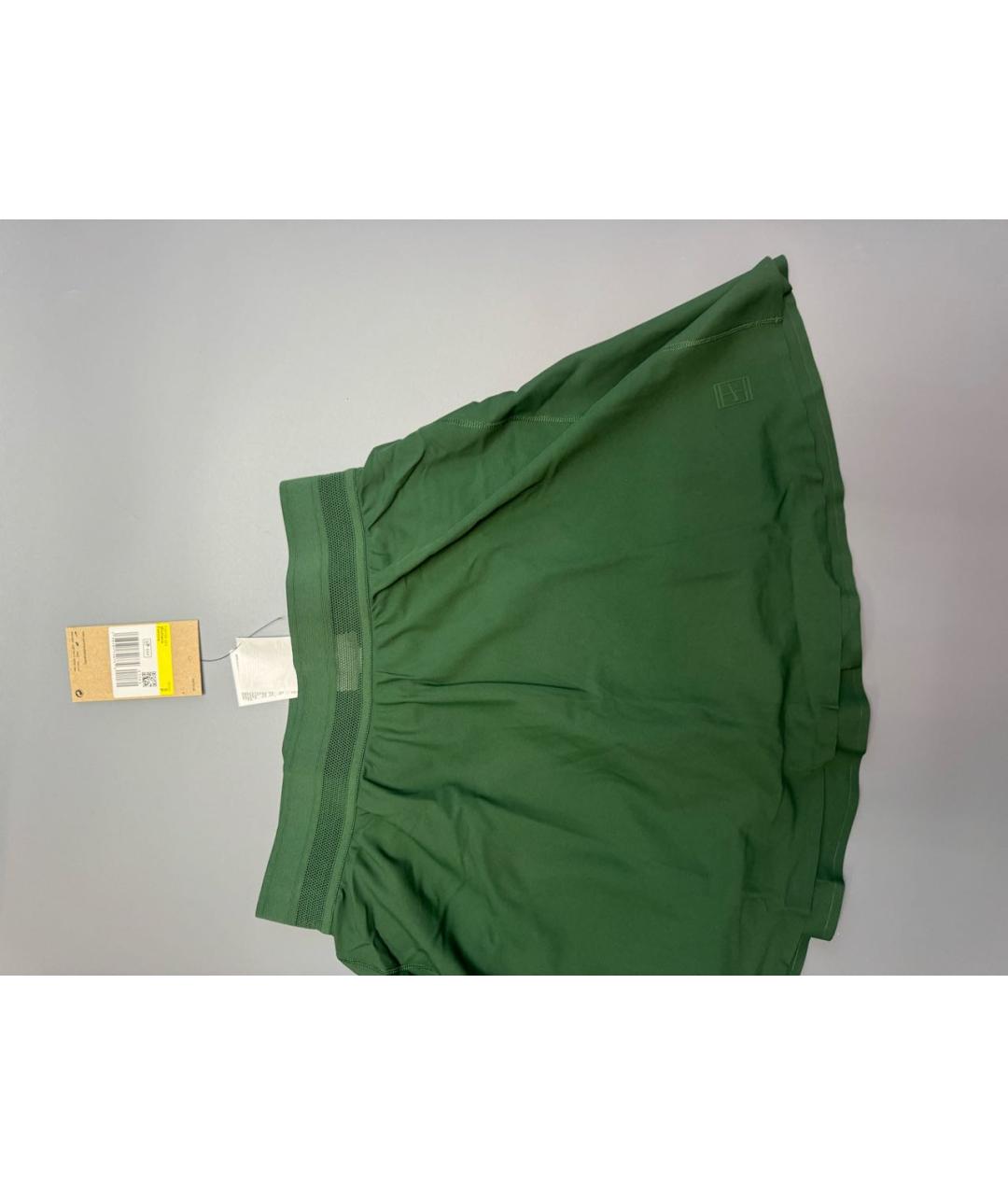 NIKE Зеленая полиэстеровая юбка мини, фото 2