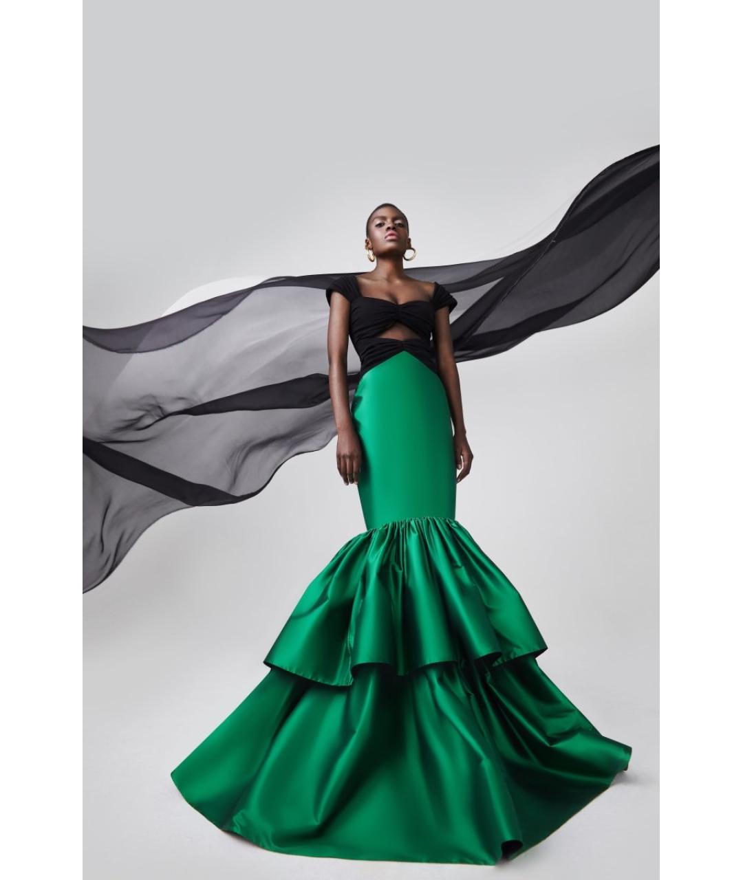 RASARIO Зеленые полиэстеровое вечернее платье, фото 2