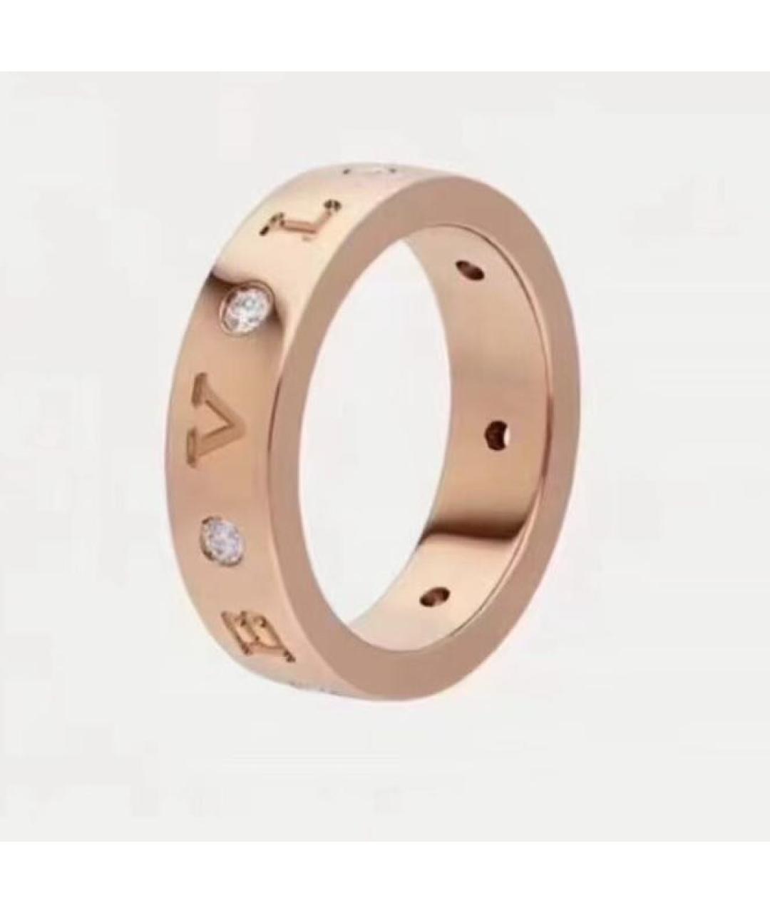 BVLGARI Розовое кольцо из розового золота, фото 7