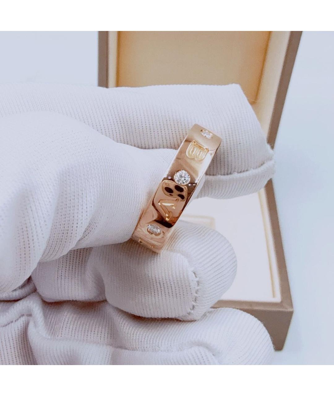 BVLGARI Розовое кольцо из розового золота, фото 4