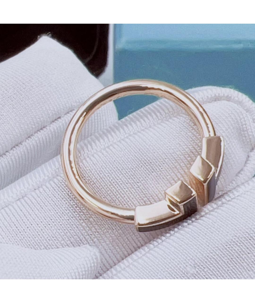 TIFFANY&CO Черное кольцо из розового золота, фото 6
