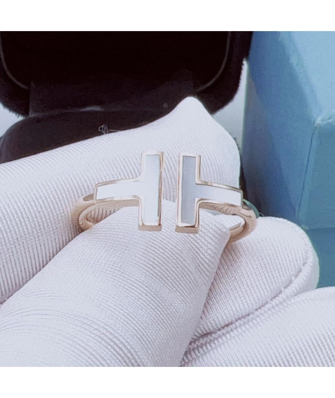 TIFFANY&CO Белое кольцо из розового золота, фото 2