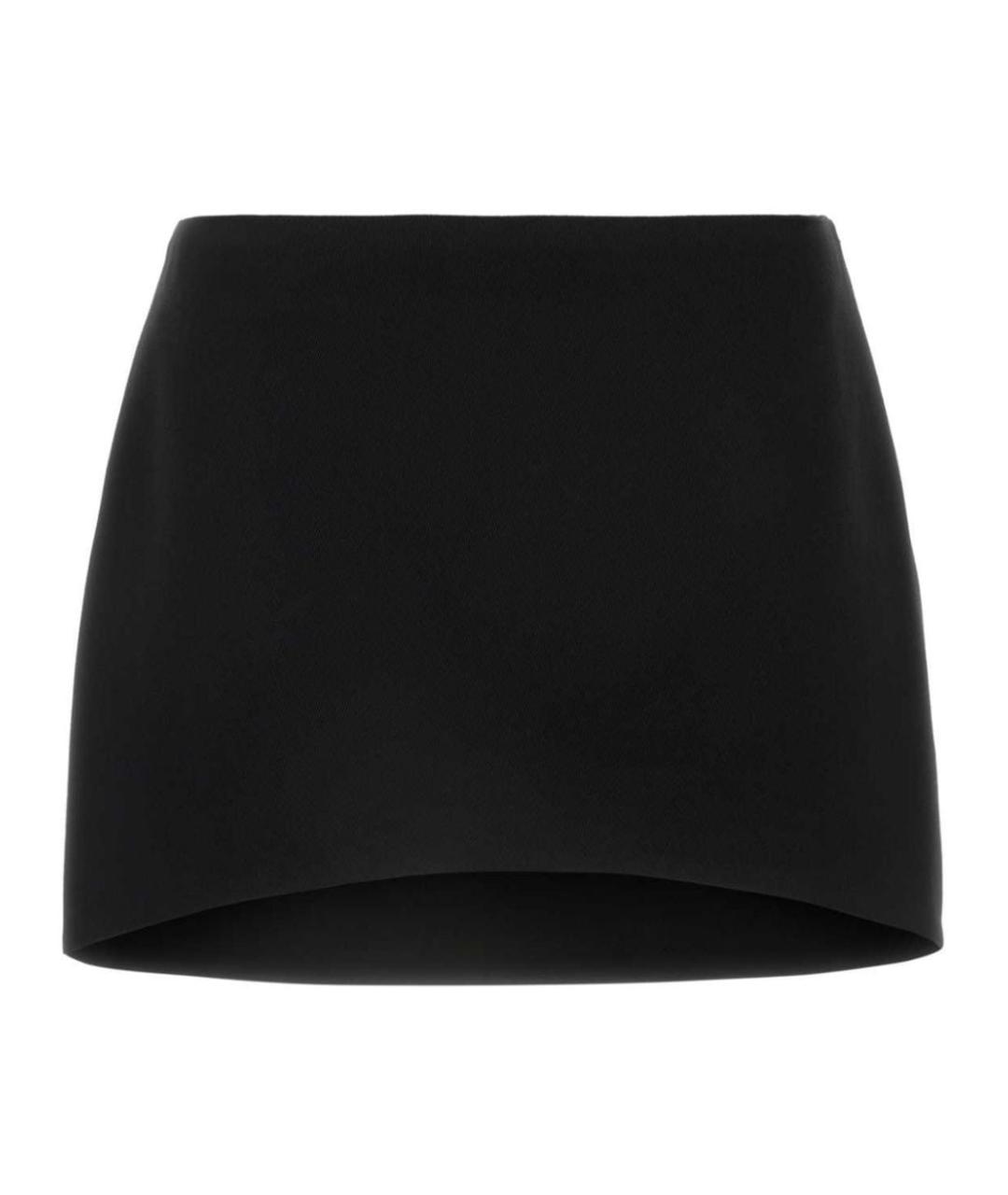 GIVENCHY Черная шерстяная юбка мини, фото 1