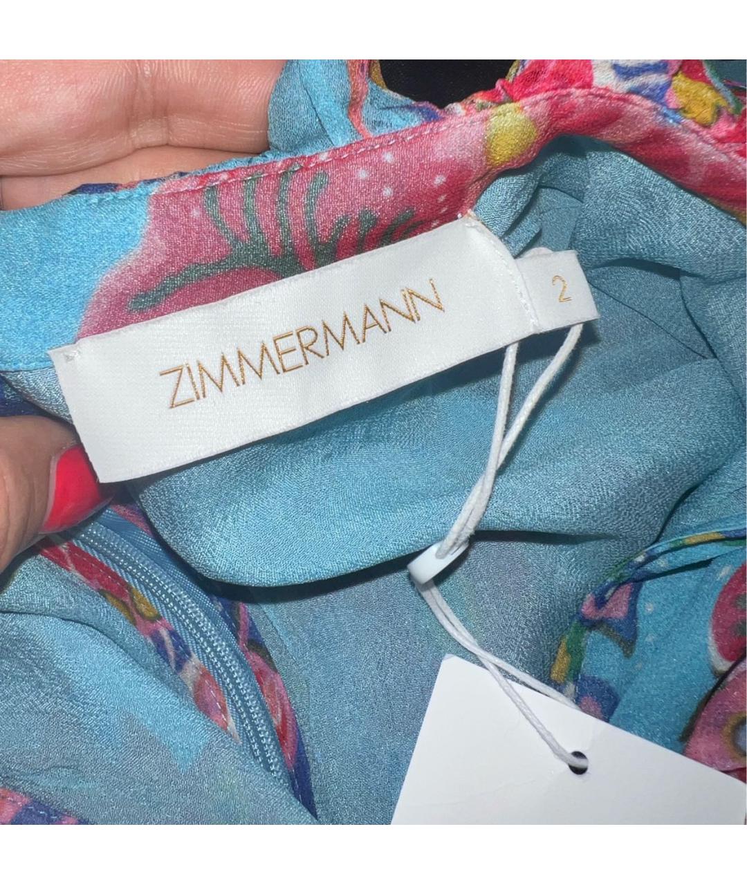 ZIMMERMANN Мульти шелковый комбинезон, фото 7