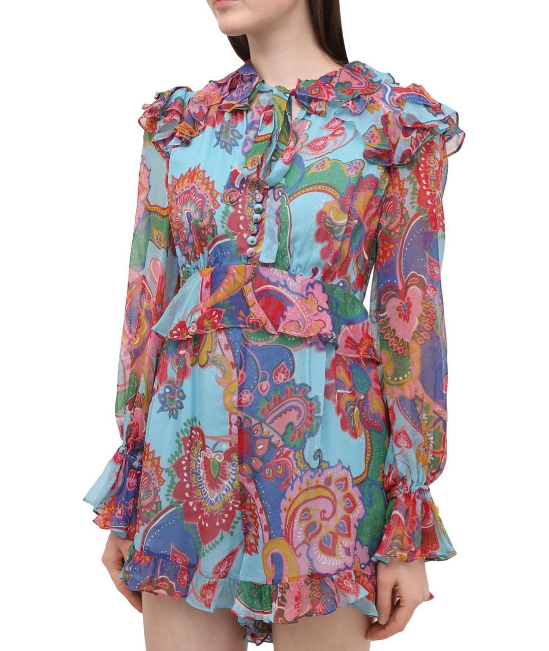 ZIMMERMANN Мульти шелковый комбинезон, фото 4