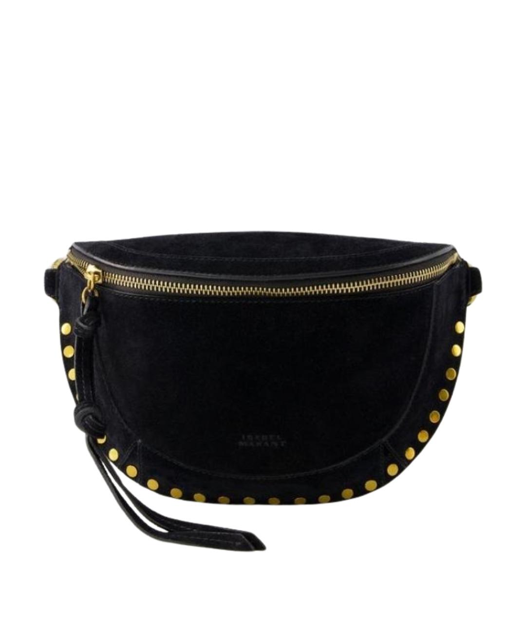 ISABEL MARANT Черная замшевая сумка через плечо, фото 1