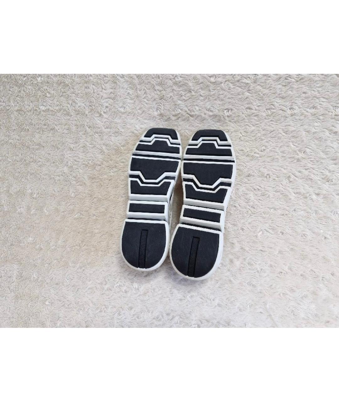 PRADA Белые резиновые низкие кроссовки / кеды, фото 7