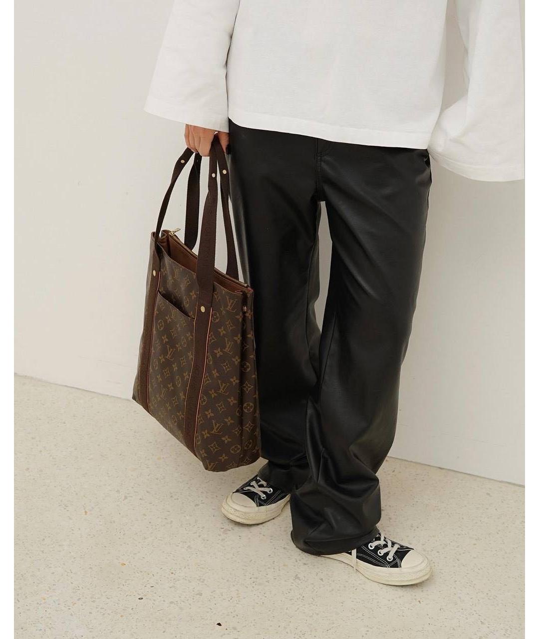 LOUIS VUITTON Коричневая сумка тоут, фото 6