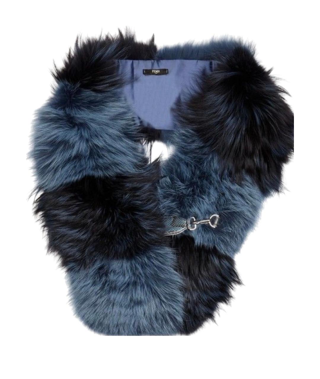 FENDI Синий воротник, фото 1