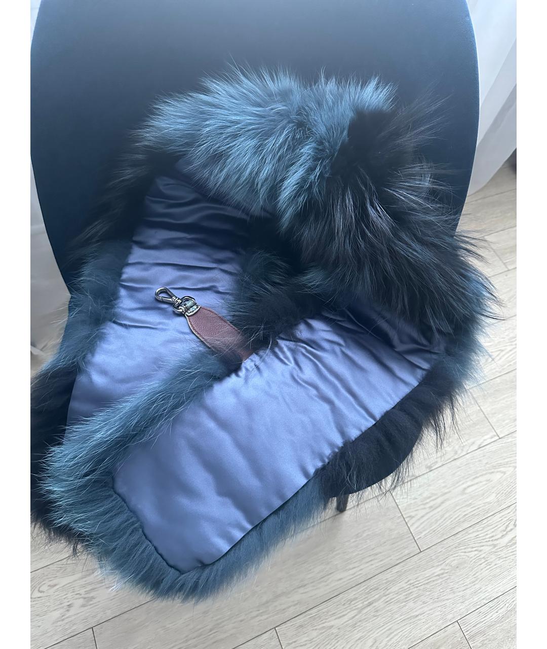 FENDI Синий воротник, фото 5