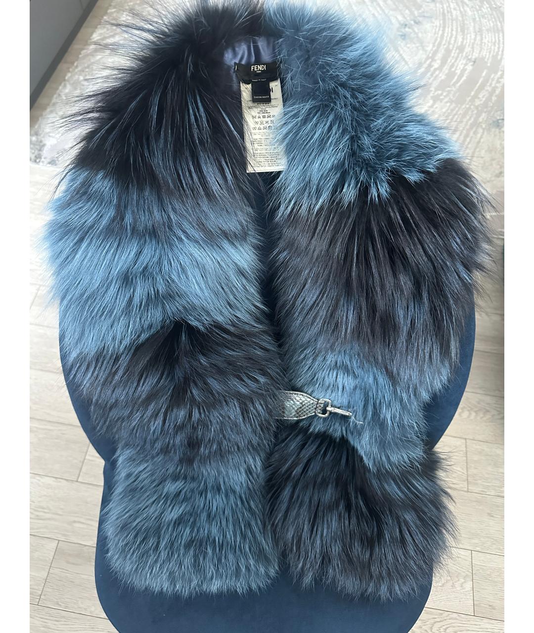 FENDI Синий воротник, фото 2