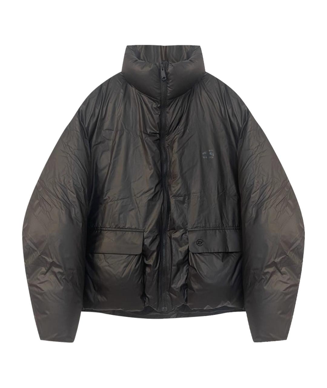 ADER ERROR Черный полиэстеровый пуховик, фото 1