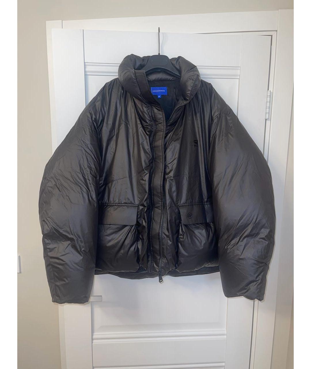 ADER ERROR Черный полиэстеровый пуховик, фото 6