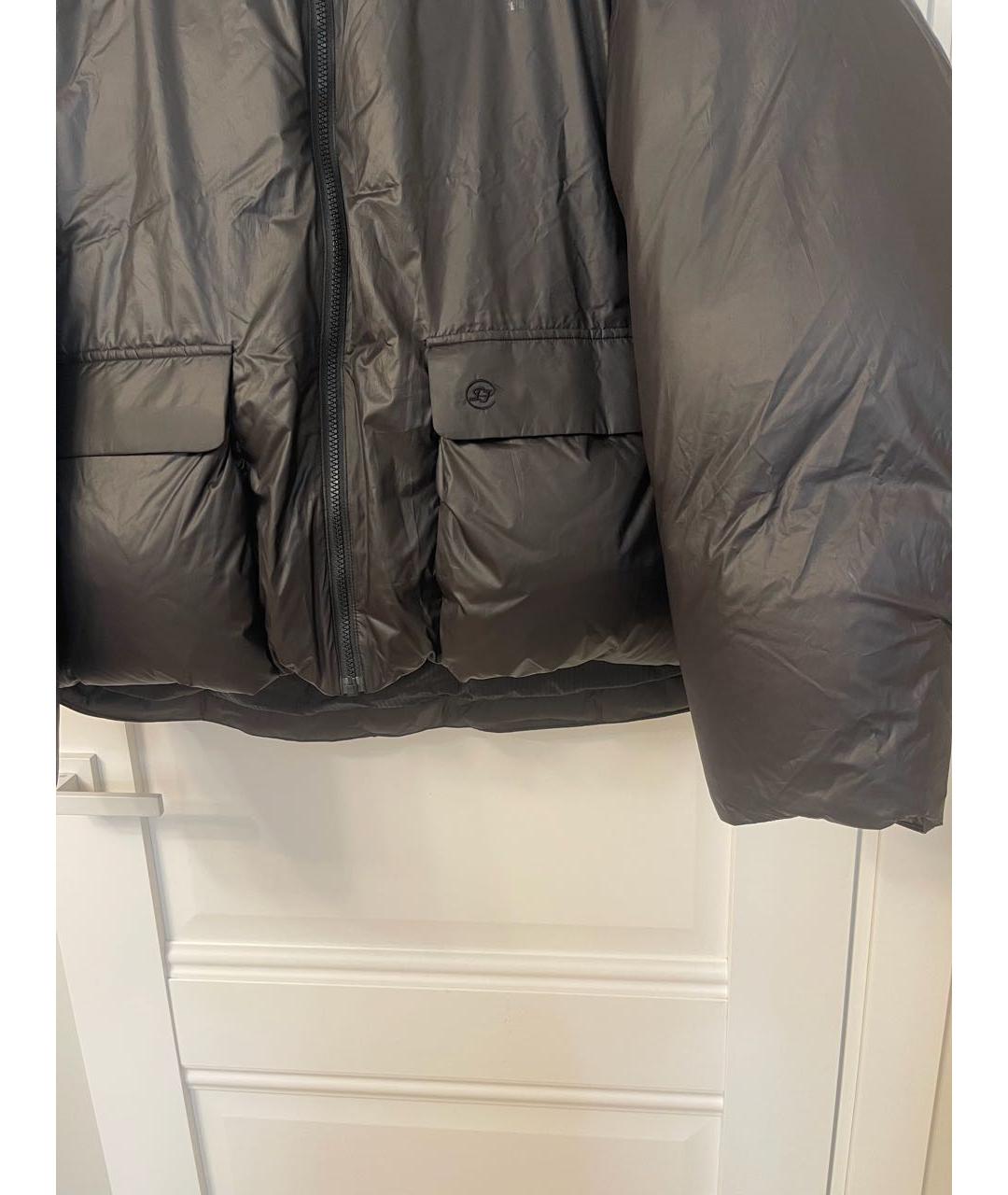 ADER ERROR Черный полиэстеровый пуховик, фото 4