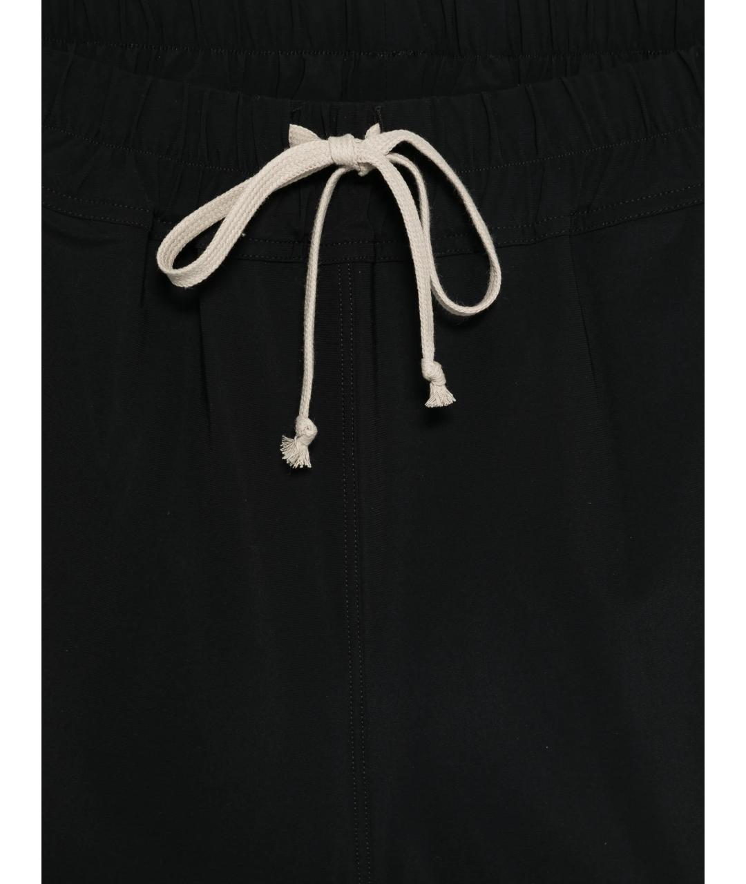 RICK OWENS Черные полиамидовые шорты, фото 3