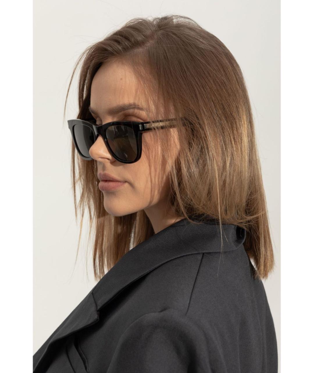 SAINT LAURENT Мульти пластиковые солнцезащитные очки, фото 3