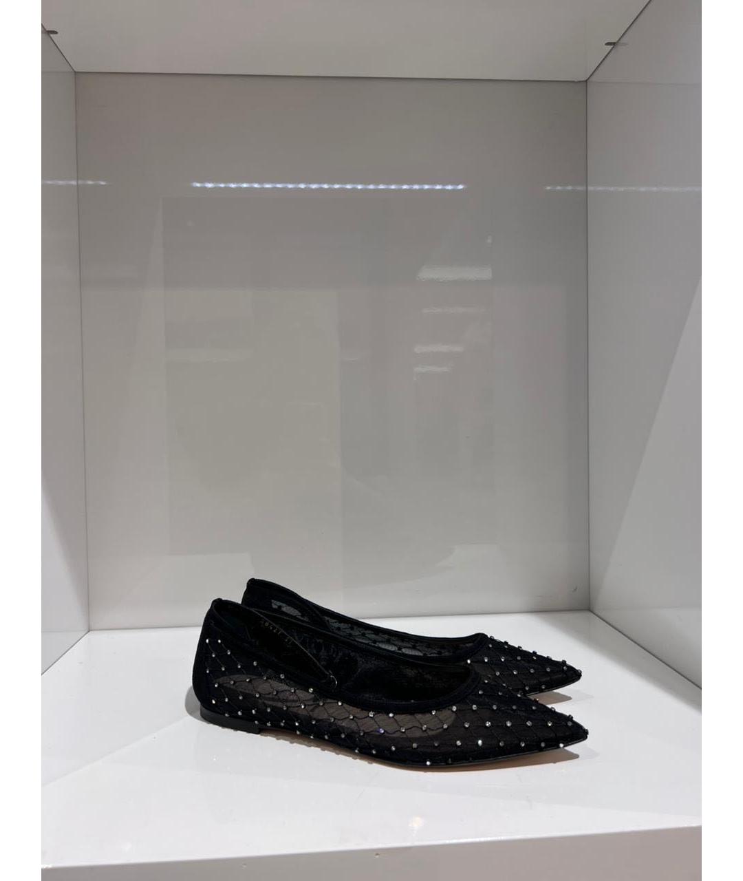 GIANVITO ROSSI Черные балетки, фото 4