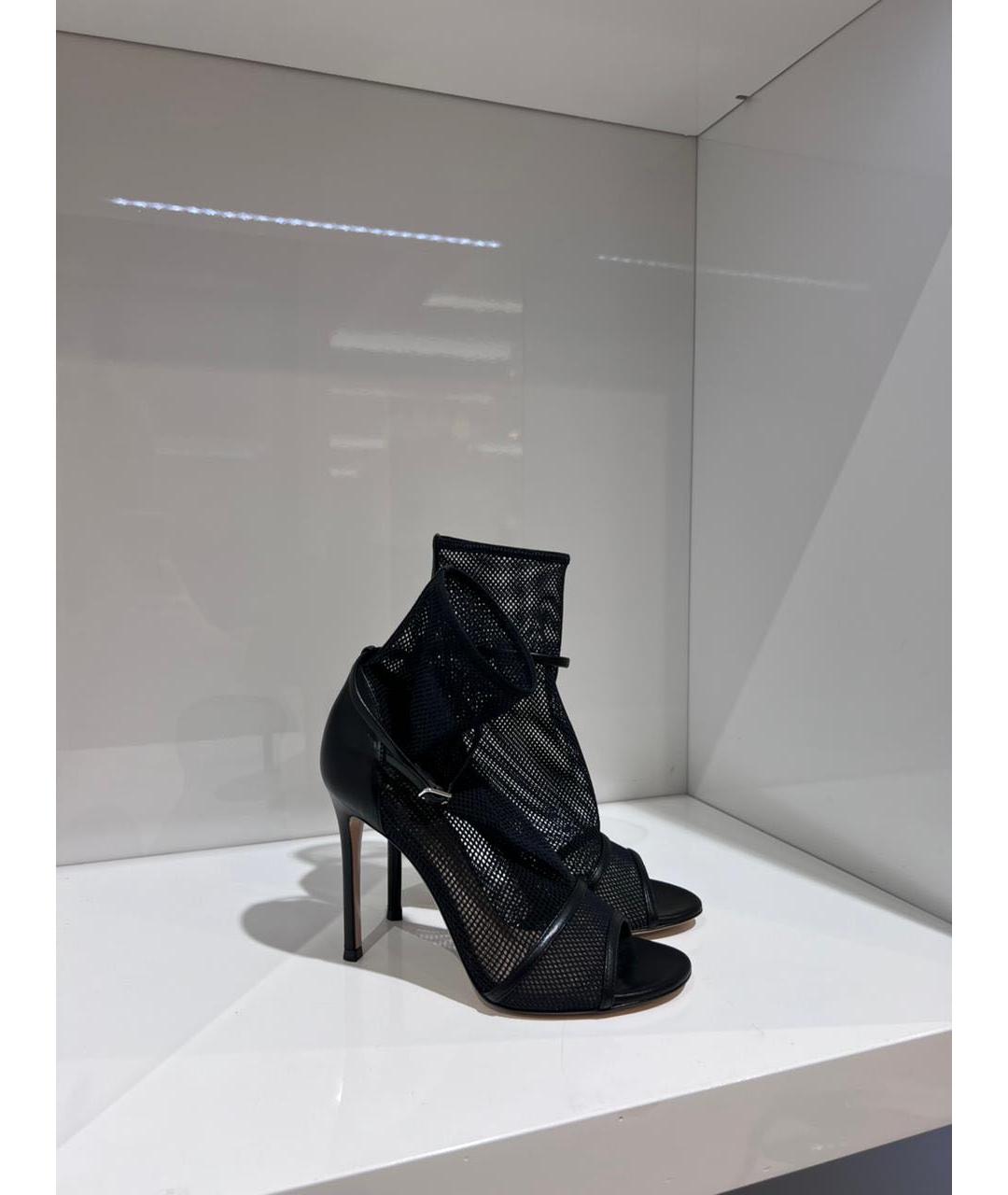 GIANVITO ROSSI Черные босоножки, фото 2