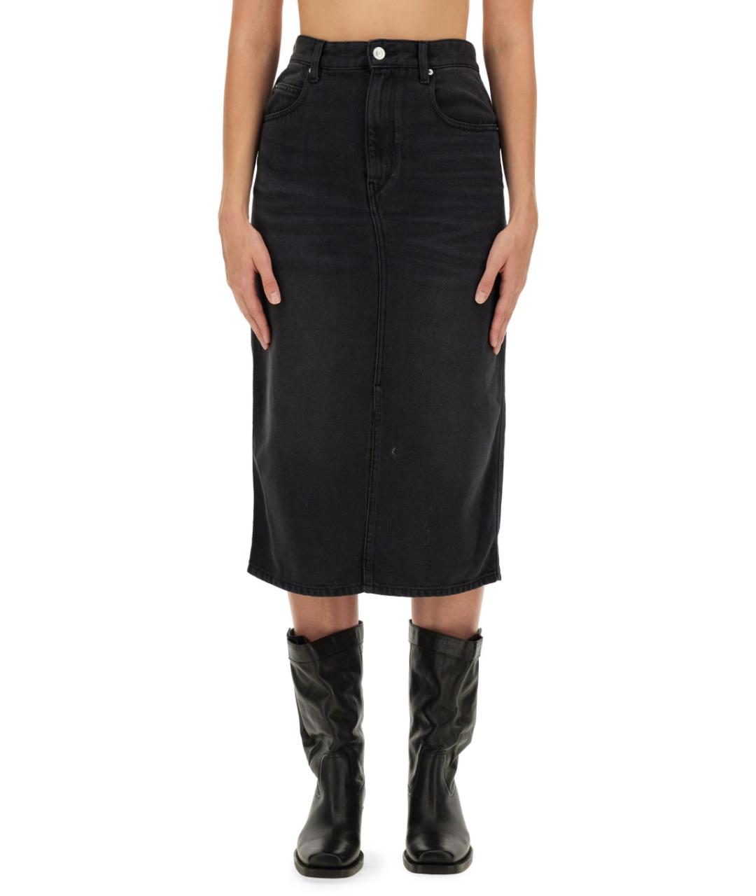 ISABEL MARANT Черная юбка миди, фото 5