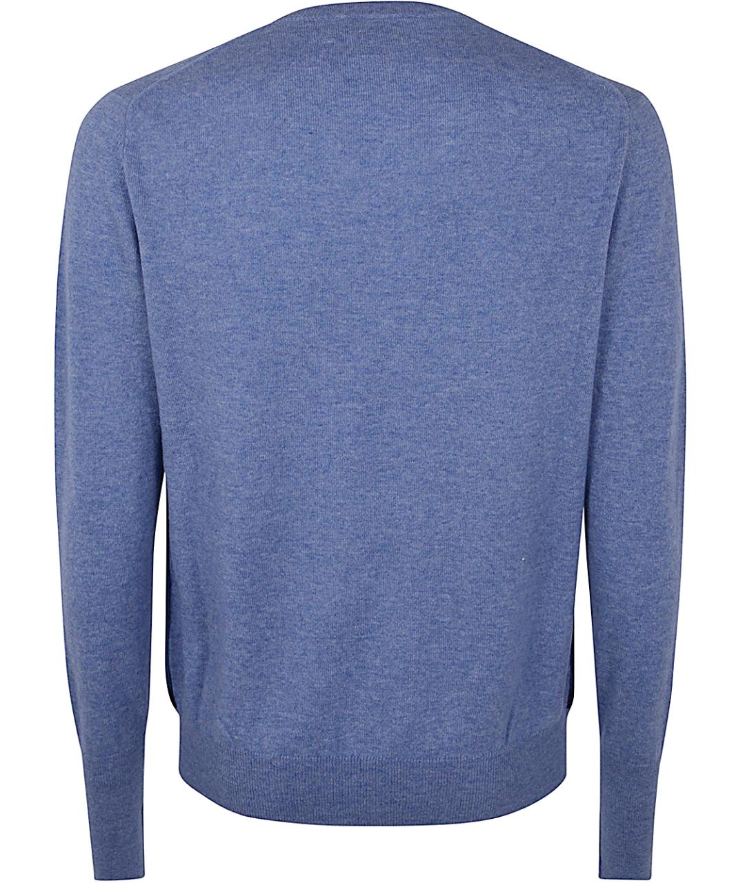 BALLANTYNE Синий кашемировый джемпер / свитер, фото 2