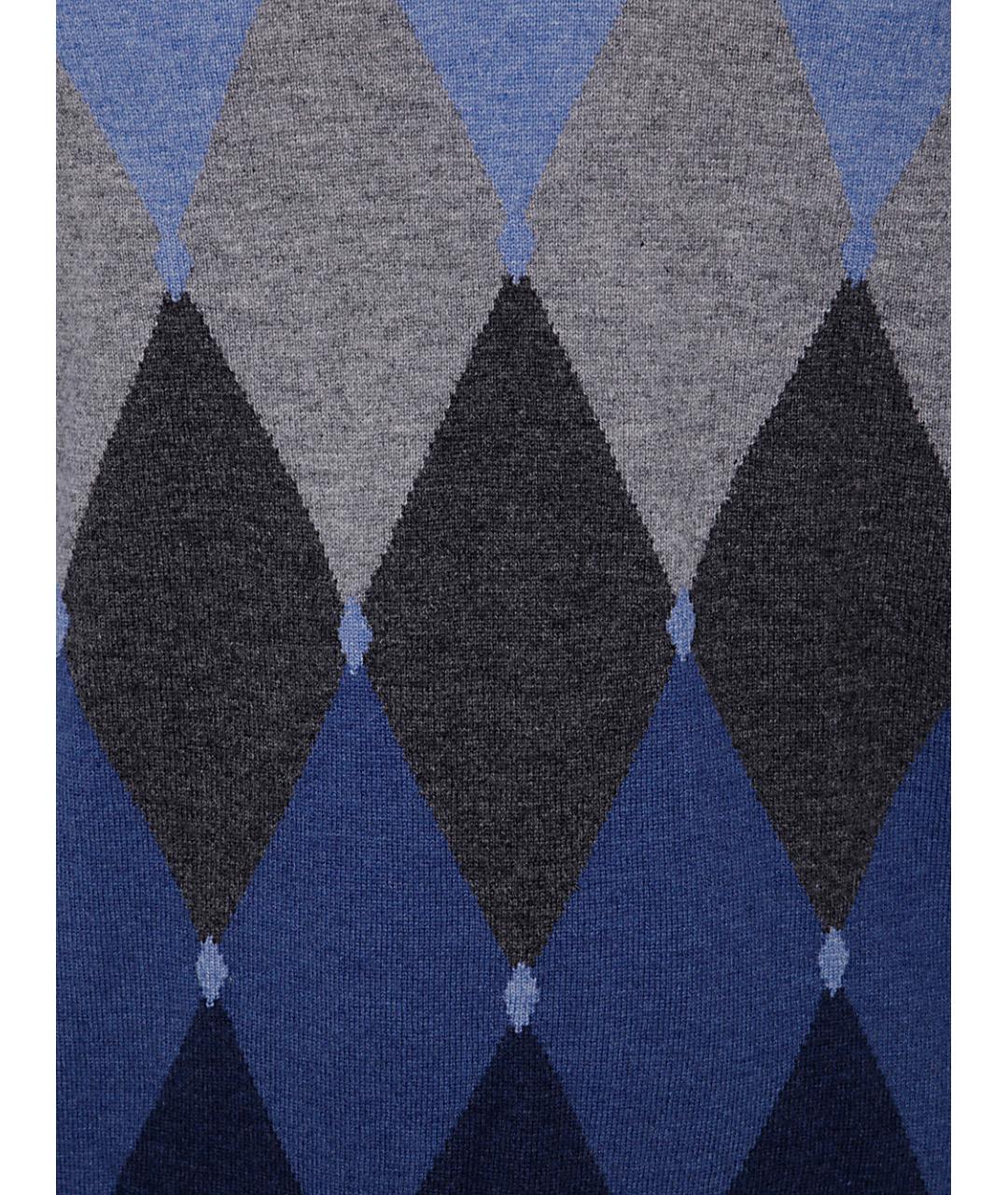 BALLANTYNE Синий кашемировый джемпер / свитер, фото 3