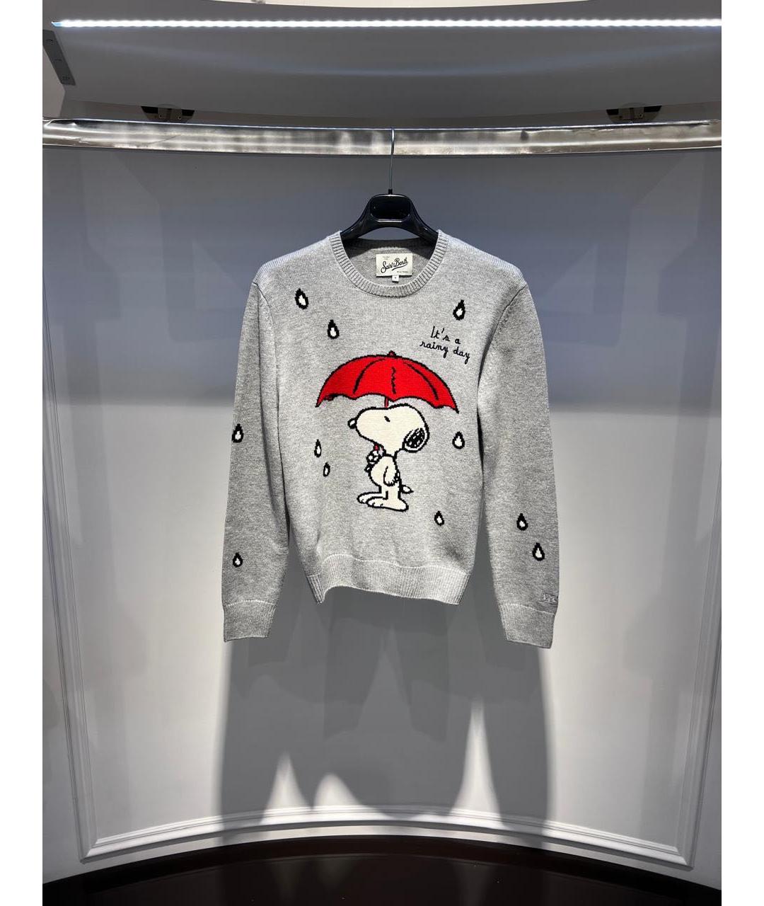 St. Barth Серый шерстяной джемпер / свитер, фото 2