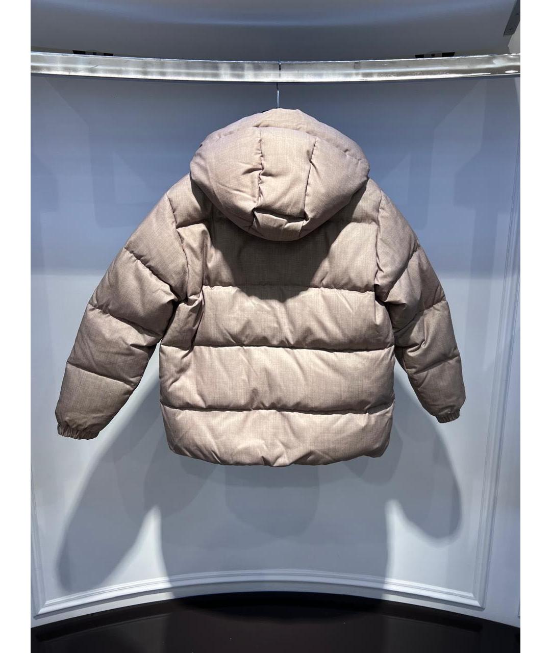 St. Barth Бежевый полиэстеровый пуховик, фото 2