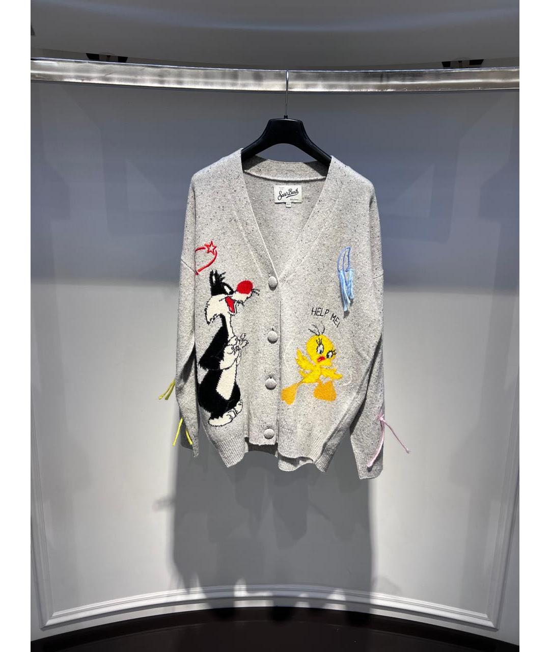 St. Barth Серый шерстяной кардиган, фото 2