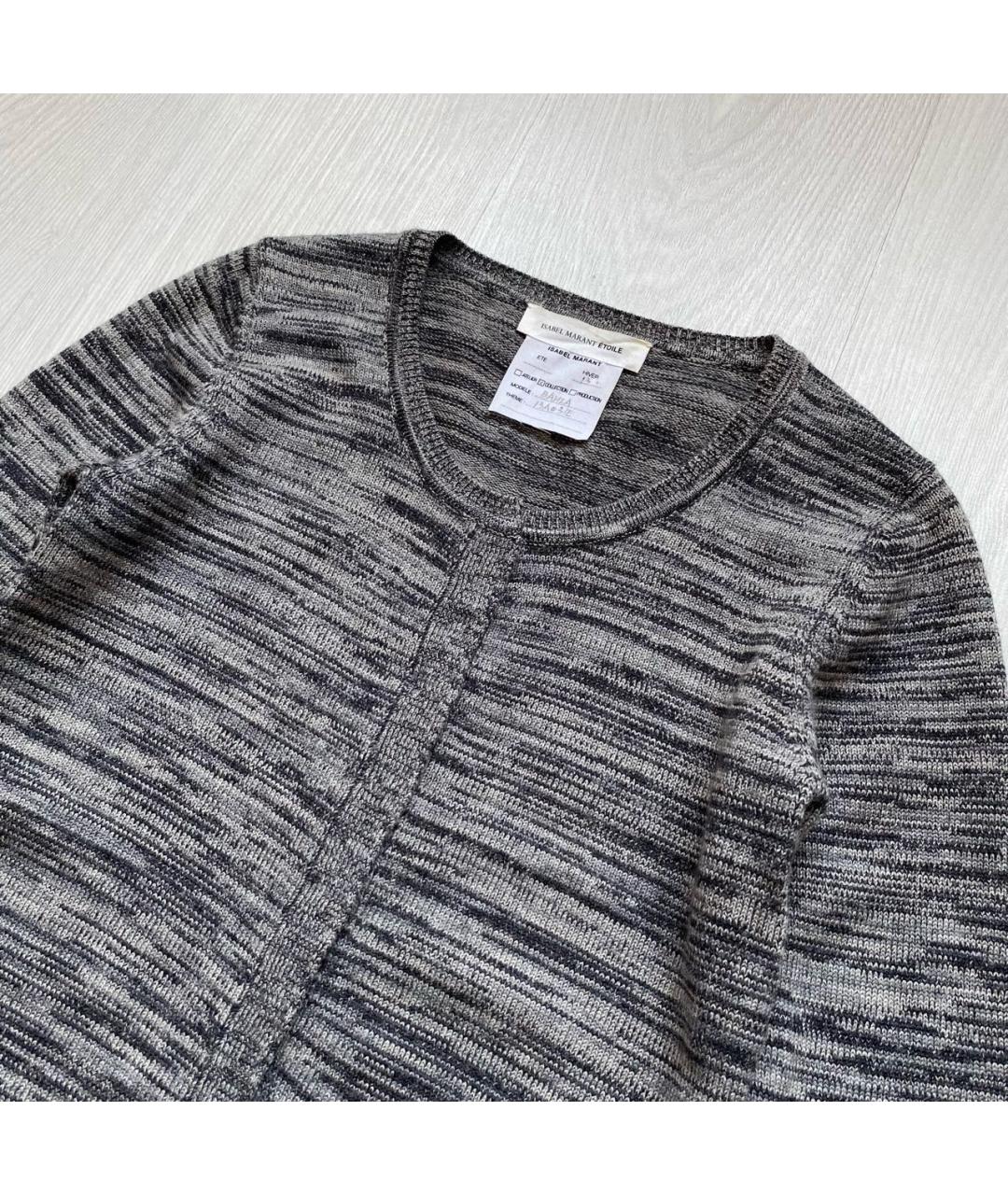 ISABEL MARANT ETOILE Серый шерстяной джемпер / свитер, фото 2