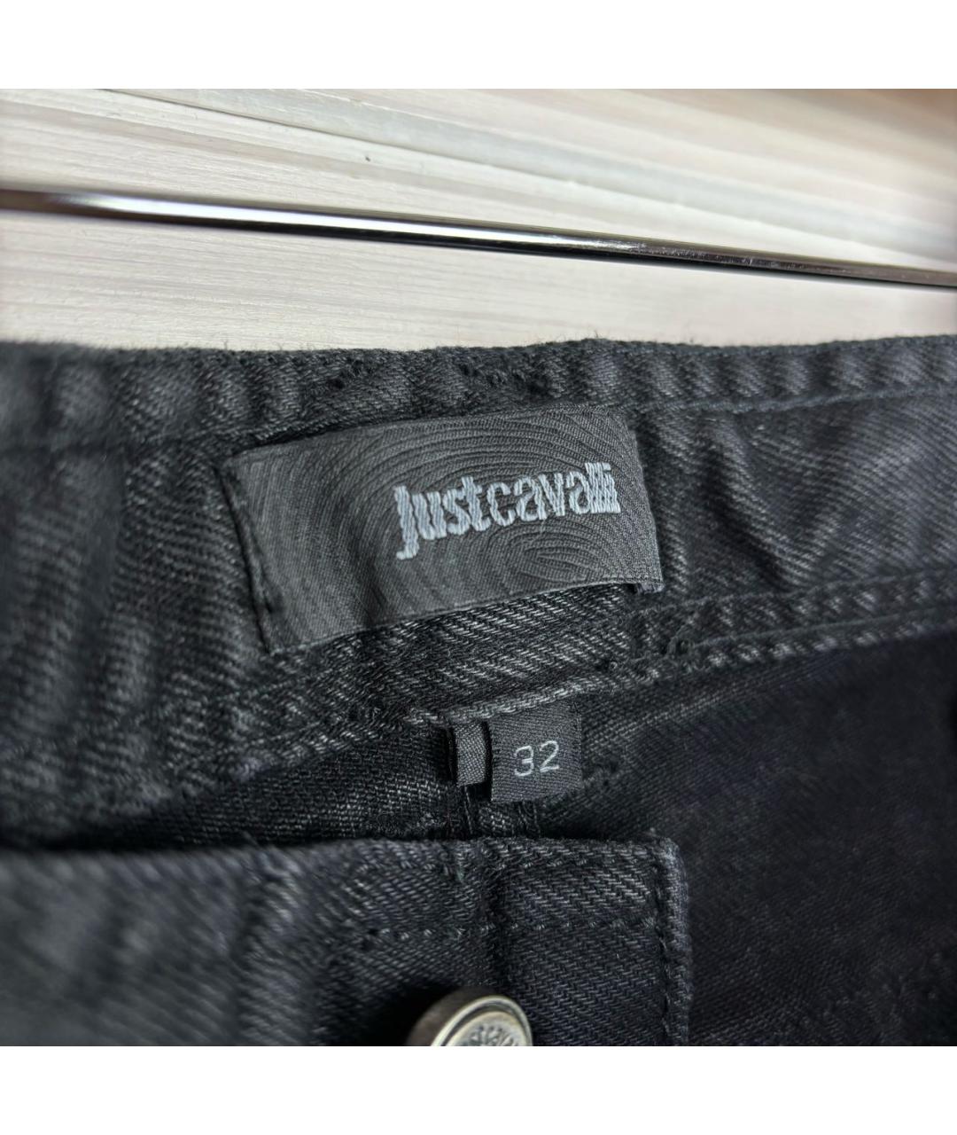 JUST CAVALLI Серые хлопковые джинсы скинни, фото 8